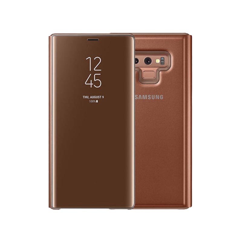 Bao Da Clear View Standing Cover Samsung Galaxy Note 9 Chính Hãng Nâu  (Brown) – Linhphukien.Vn