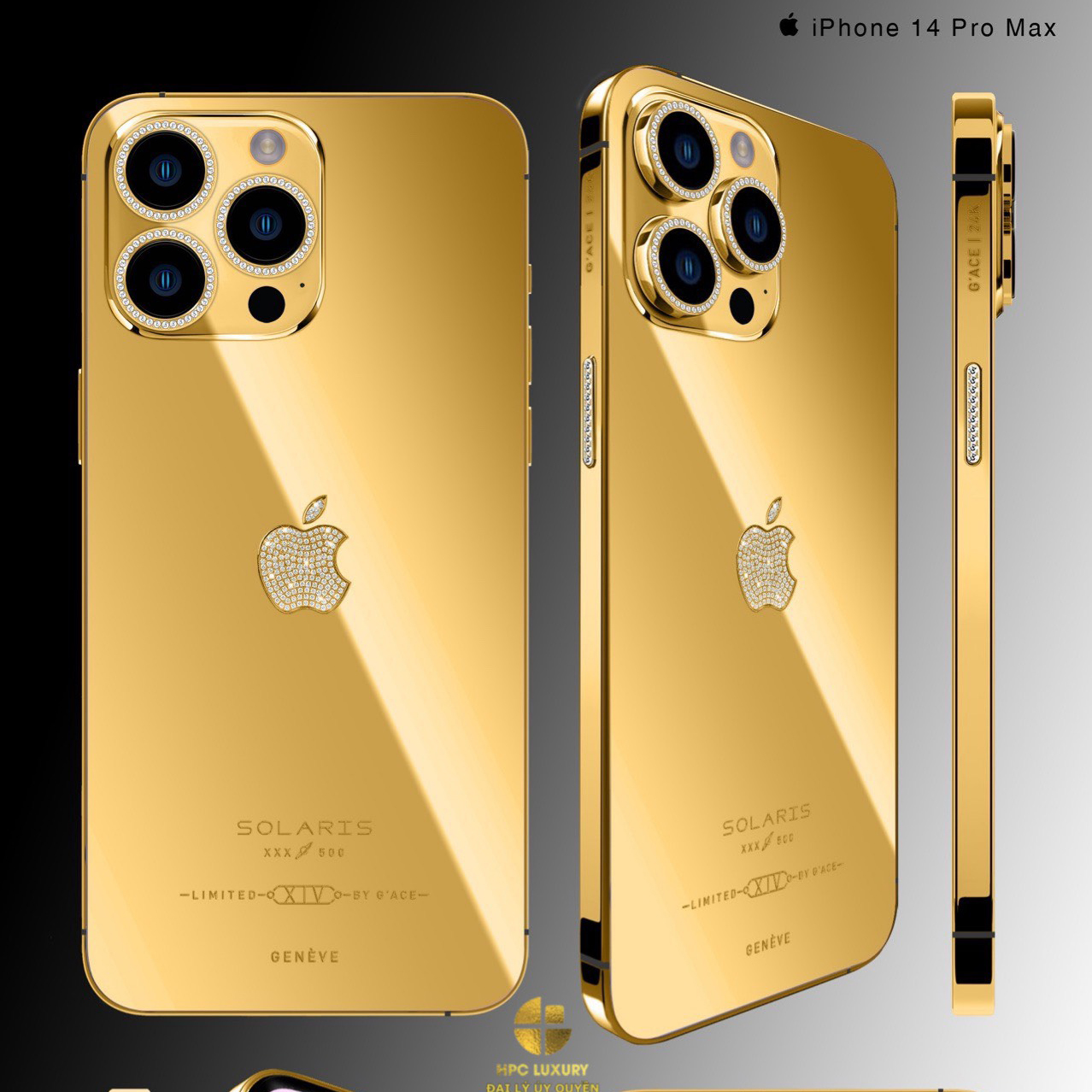 Iphone 14 Pro Max Mạ Vàng Gold Solaris Limited 256 Gb - Hpc Luxury