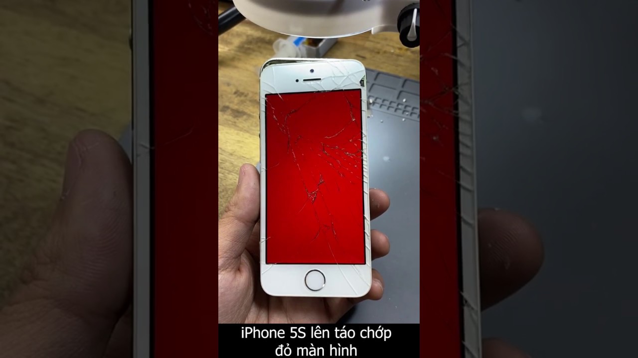 Iphone 5S Lên Táo Đỏ Màn Hình - Youtube