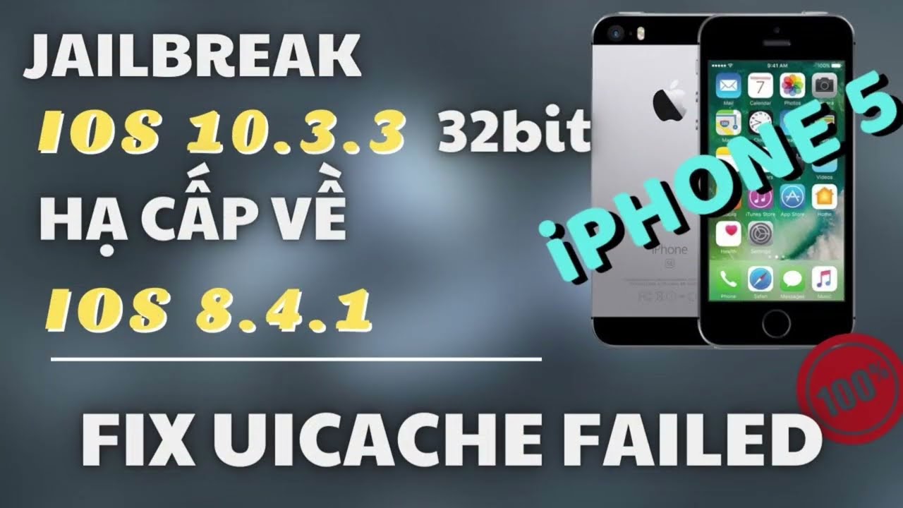 Jailbreak Ios 10.3.3 Iphone 5 | Hạ Cấp Về Ios 8.4.1 | Mẹo Hay Ios Và  Android - Youtube