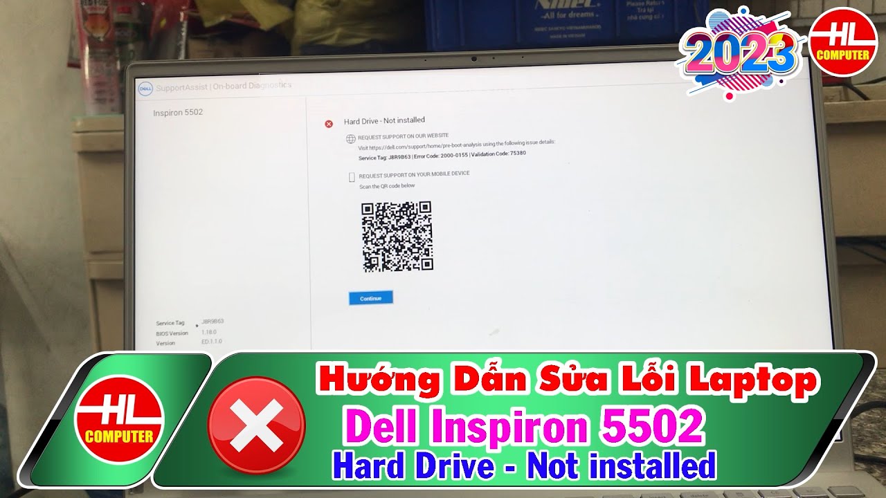 Hard Drive - Not Installed Dell Inspiron 5502 | @Vitinhhuynhlam - Youtube