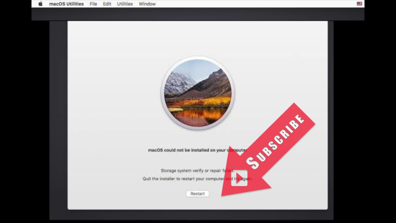 Solved: Mac Os Could Not Be Installed On Your Computer. (Very Easy Fix  2019) - Youtube