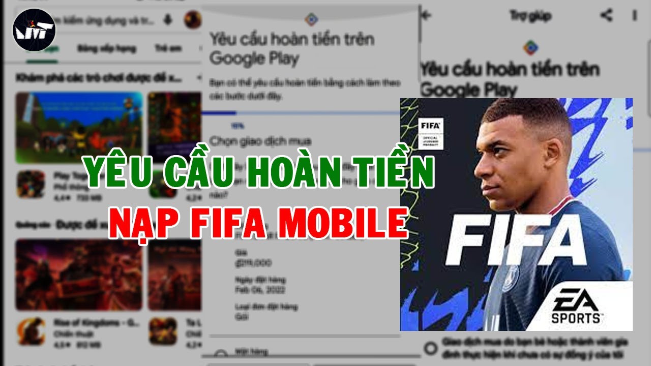 Yêu Cầu Hoàn Tiền Nạp Fifa Mobile | Fifa Mobile 22 - Youtube