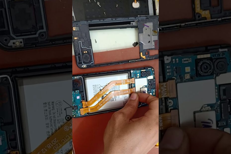 Tháo Lắp Máy Samsung A20- Thay Pin Samsung A205F 2019 - Youtube