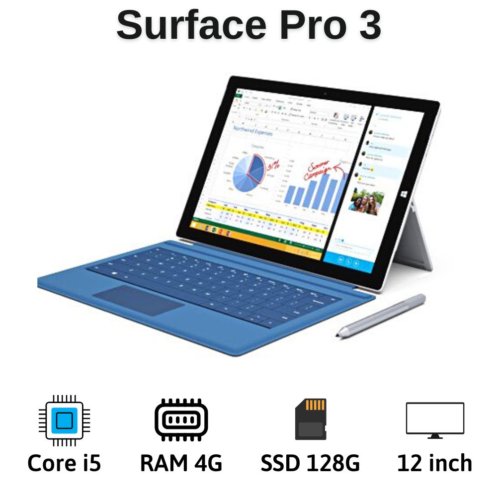 Surface Pro 3 I5 4300U Like New Giá Rẻ Hà Nội