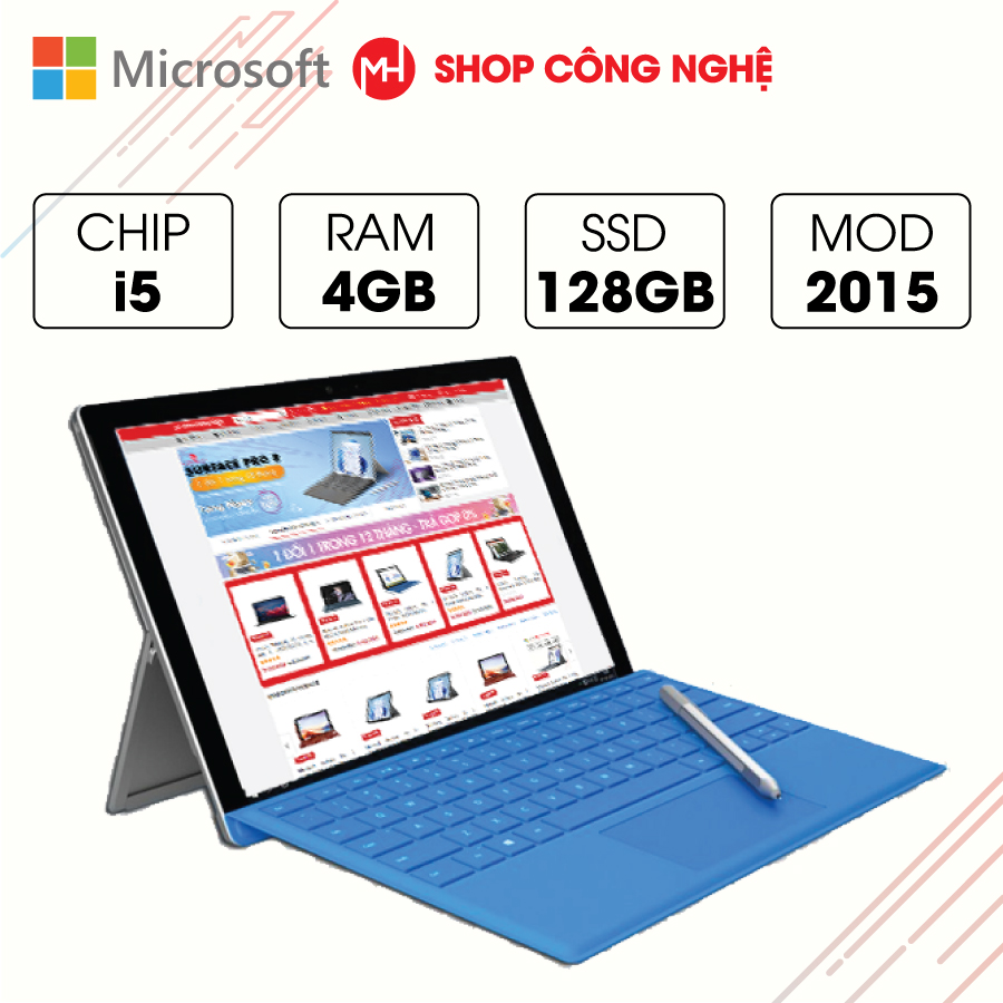 Microsoft Surface Pro 3 I5/4Gb/128Gb (Like New) - Shopcongnghe.Com.Vn