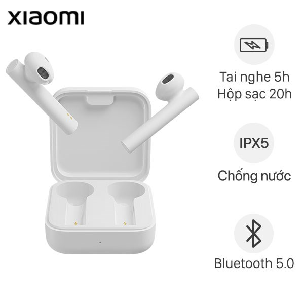 Tai Nghe Bluetooth True Wireless Earphones 2 Basic Xiaomi Bhr4089Gl