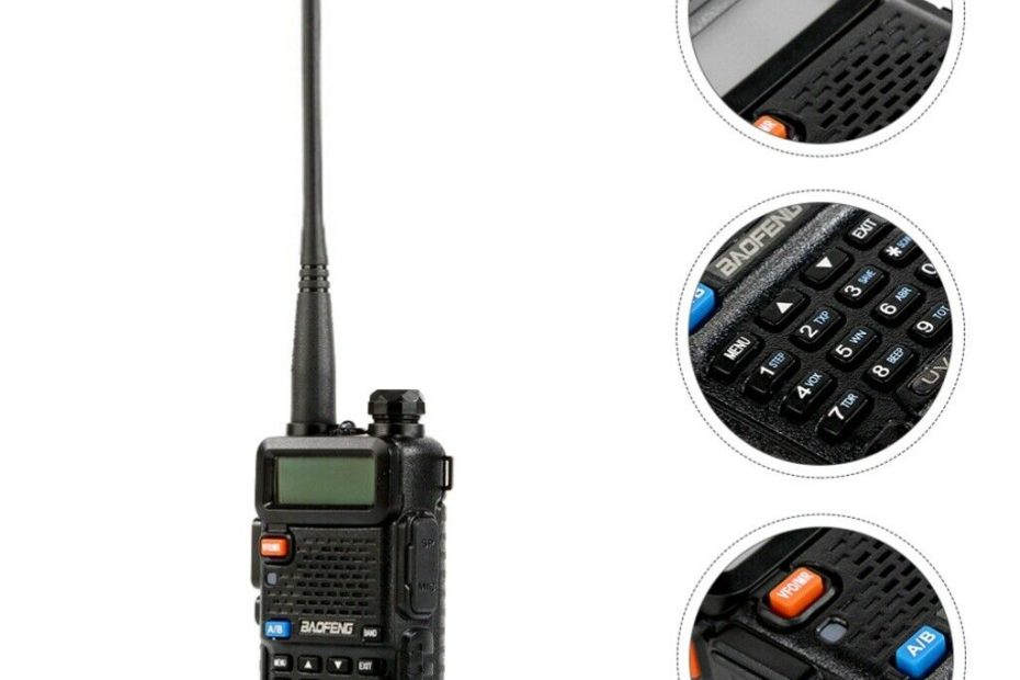 Dual Way Radio Scanner Transceiver Handheld Police Portable Antenna Walkie  – Ibvet