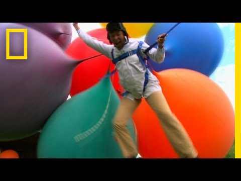 Lifting A Man With Helium Balloons? | I Didn'T Know That - Youtube