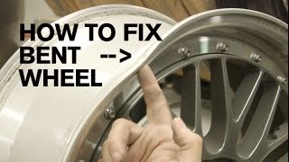 How To Properly Repair A Bent Wheel - Youtube